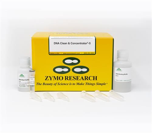 D4003 | DNA Clean & Concentrator™-5 (50 Preps) w/ Zymo-Spin™ I Columns (Uncapped)