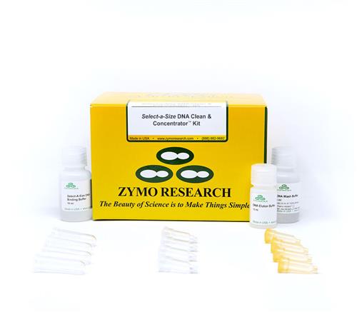 D4080 | Recover a specific size range of ultra-pure DNA fragments from library preps, PCR, and ligations using a quick spin-column protocol. 