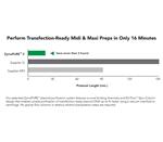D4202 | Fastest and simplest method available to purify up to 3 mg of endotoxin-free plasmid DNA from 150 ml of E. coli culture.