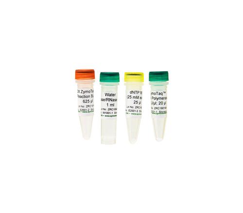 E2001 | ZymoTaq DNA Polymerase contains all the reagents needed to perform “hot-start” PCR. The inclusion of a heat-activated, thermostable DNA polymerase reduces primer dimer and nonspecific product formation that can occur during PCR.